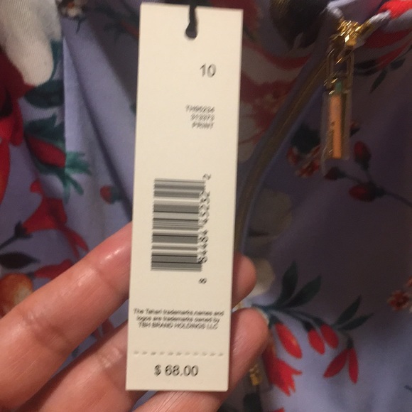 NWT TAHARI floral 🌺 midi skirt size 10 - Picture 6 of 16